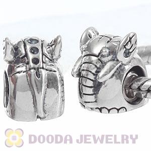 925 Sterling Silver European Elephant Charms Bead Wholesale