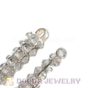 Cheap 34mm Basketball Wives Resin Crystal Spike Beads Wholesale 