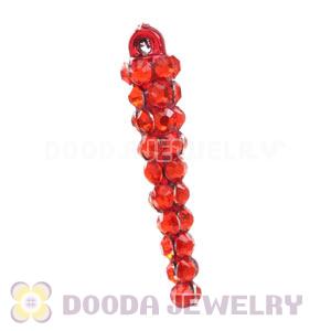 Cheap 34mm Basketball Wives Resin Crystal Spike Beads Wholesale 