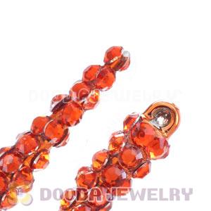 Cheap 34mm Basketball Wives Resin Crystal Spike Beads Wholesale 
