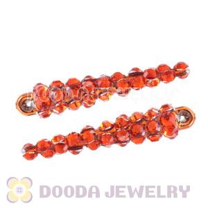 34mm Basketball Wives Resin Crystal Spike Beads Wholesale 