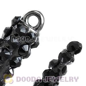 Cheap 34mm Basketball Wives Resin Crystal Spike Beads Wholesale 