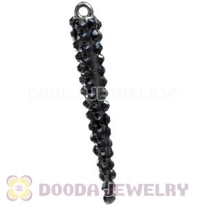 Cheap 34mm Basketball Wives Resin Crystal Spike Beads Wholesale 