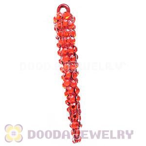Cheap 52mm Basketball Wives Resin Crystal Spike Beads Wholesale 