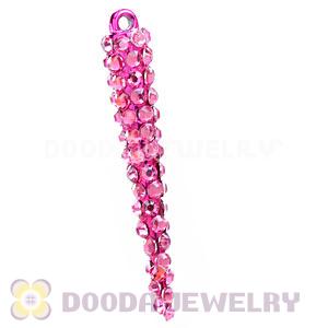 Cheap 52mm Basketball Wives Resin Crystal Spike Beads Wholesale 