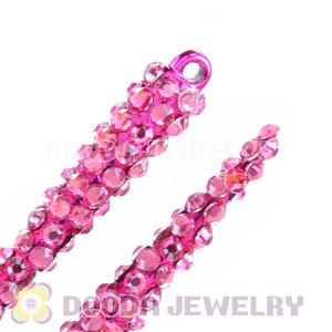 Cheap 52mm Basketball Wives Resin Crystal Spike Beads Wholesale 