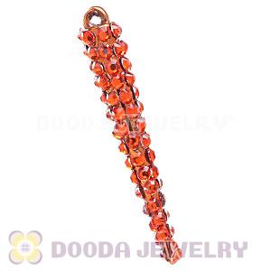 Cheap 52mm Basketball Wives Resin Crystal Spike Beads Wholesale 