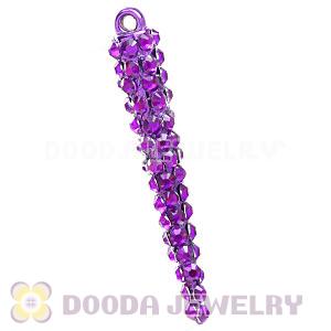 Cheap 52mm Basketball Wives Resin Crystal Spike Beads Wholesale 