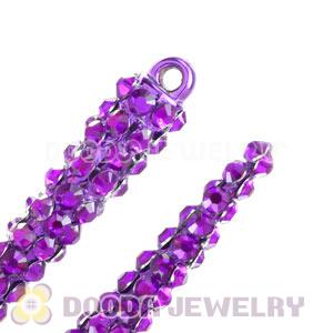 Cheap 52mm Basketball Wives Resin Crystal Spike Beads Wholesale 