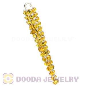 Cheap 52mm Basketball Wives Resin Crystal Spike Beads Wholesale 