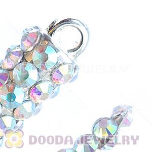 Cheap 52mm Basketball Wives Resin Crystal Spike Beads Wholesale 