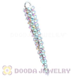 Cheap 52mm Basketball Wives Resin Crystal Spike Beads Wholesale 