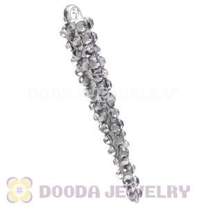 Cheap 52mm Basketball Wives Resin Crystal Spike Beads Wholesale 