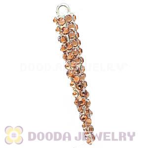 Cheap 52mm Basketball Wives Resin Crystal Spike Beads Wholesale 