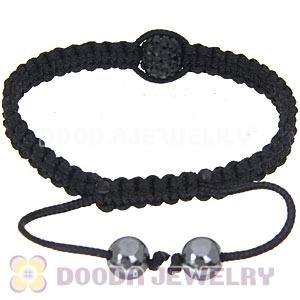 Wholesale On Sale Handmade Pave Crystal Macrame Bracelets