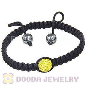 Wholesale On Sale Handmade Pave Crystal Macrame Bracelets