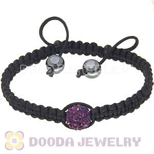 Wholesale On Sale Handmade Pave Crystal Macrame Bracelets