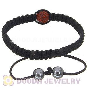 Wholesale On Sale Handmade Pave Crystal Macrame Bracelets