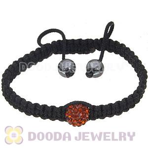 Wholesale On Sale Handmade Pave Crystal Macrame Bracelets