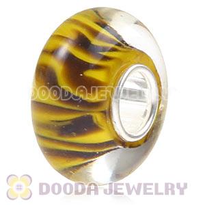 Top Class European Glass Beads With 925 Sterling Silver Single Core