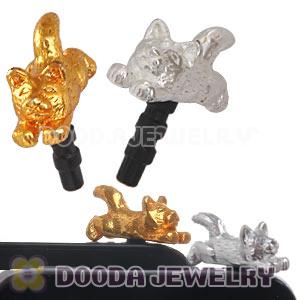 Cute Cartoon iphone Earphone Jack Plug Cat Wholesale
