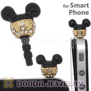 Alloy Disney Character Mickey Mouse Earphone Jack Plug Fit iphone Wholesale