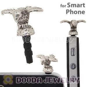 Silver Plated Alloy Bird Earphone Jack Plug fit iphone Wholesale