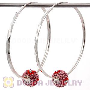 Dia 55mm Sterling Silver Hoop Earring European Beads Compatible