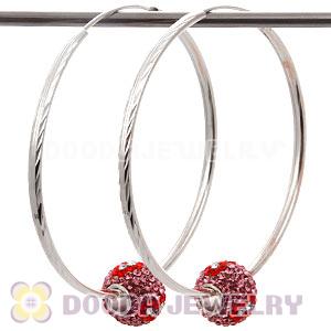 Dia 55mm Sterling Silver Hoop Earring European Beads Compatible
