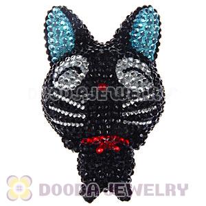 Cute 3D Bling Crystal Cat Absorbable Doll For iPhone Cases Wholesale