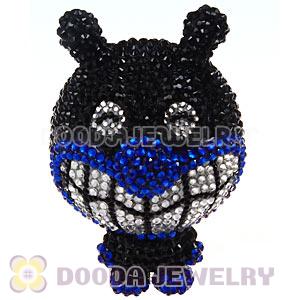 Cute 3D Bling Crystal Absorbable Doll For iPhone Cases Wholesale