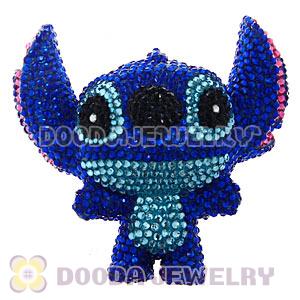 Cute 3D Bling Crystal Stitch Absorbable Doll For iPhone Cases Wholesale