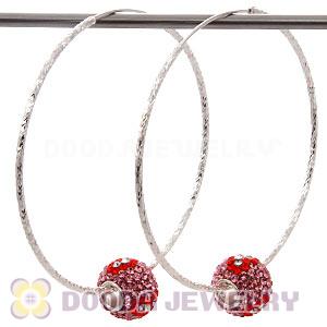 Dia 55mm Sterling Silver Hoop Earring European Beads Compatible