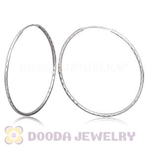 Dia 55mm Sterling Silver Hoop Earring European Beads Compatible