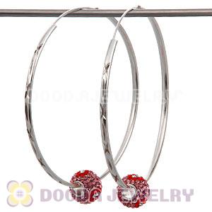 Dia 65mm Sterling Silver Hoop Earring European Beads Compatible