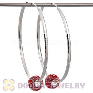 Dia 65mm Sterling Silver Hoop Earring European Beads Compatible