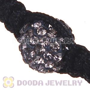 Wholesale On Sale Handmade Pave Crystal Macrame Bracelets
