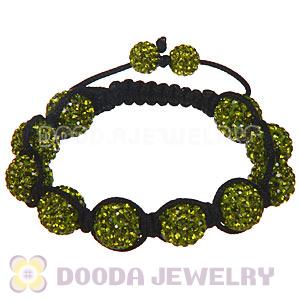 Wholesale Special Price Handmade Pave Olivine Crystal TresorBeads Bracelets