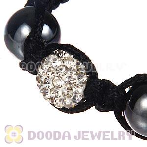 Wholesale On Sale Handmade Pave Crystal Macrame Bracelets