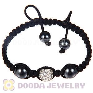 Wholesale On Sale Handmade Pave Crystal Macrame Bracelets