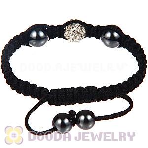 Wholesale On Sale Handmade Pave Crystal Macrame Bracelets