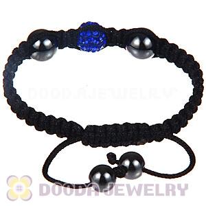 Wholesale On Sale Handmade Pave Crystal Macrame Bracelets