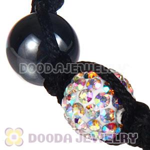 Wholesale On Sale Handmade Pave Crystal Macrame Bracelets