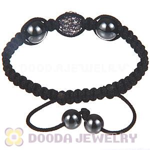 Wholesale On Sale Handmade Pave Crystal Macrame Bracelets