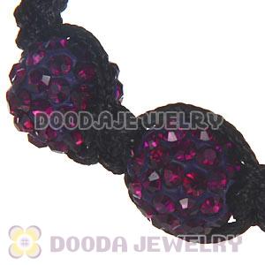 Wholesale On Sale Handmade Pave Crystal Macrame Bracelets