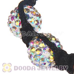 Wholesale On Sale Handmade Pave Crystal Macrame Bracelets