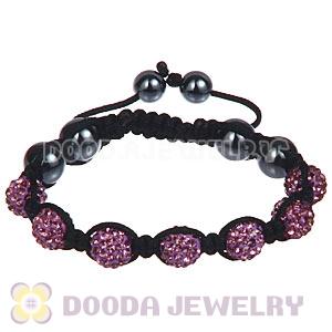 Wholesale Special Price Handmade Pave Purple Crystal TresorBeads Bracelets
