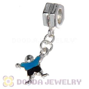 Silver Plated European Dangle Boy Charm Beads Wholesale 