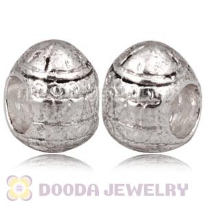 Silver Plated European Easter Egg Charm Bead Wholesale 