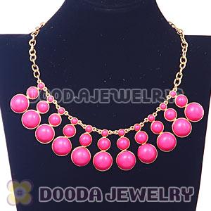 Fashion Roseo Resin Bubble Statement Necklace Wholesale